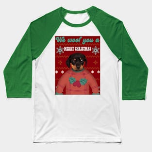 We woof you a merry christmas Baseball T-Shirt